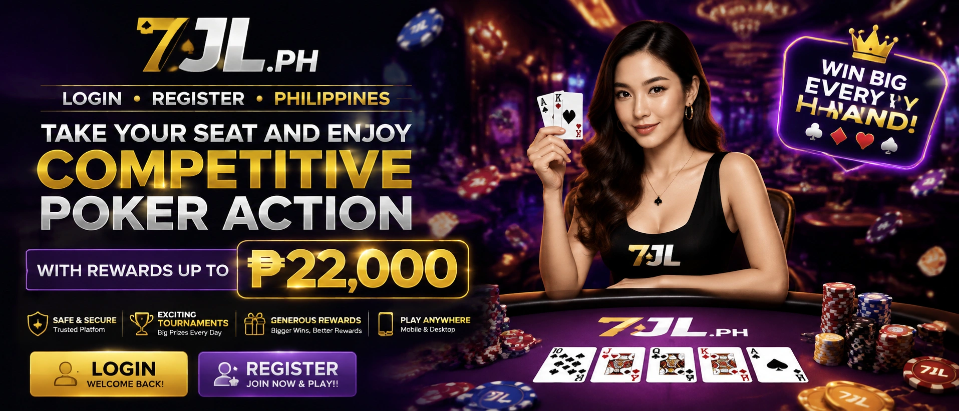7JL poker banner